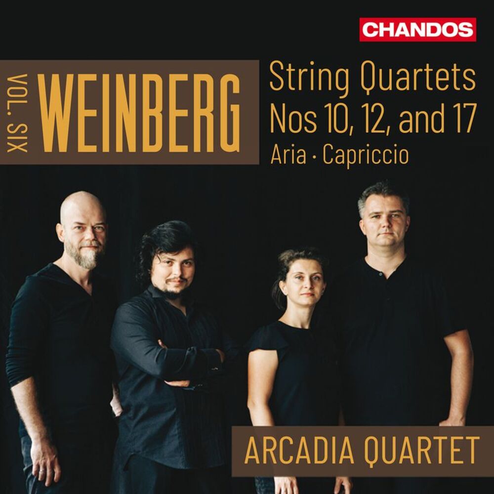 Arcadia Quartet - Weinberg: String Quartets, Vol. 6  CD